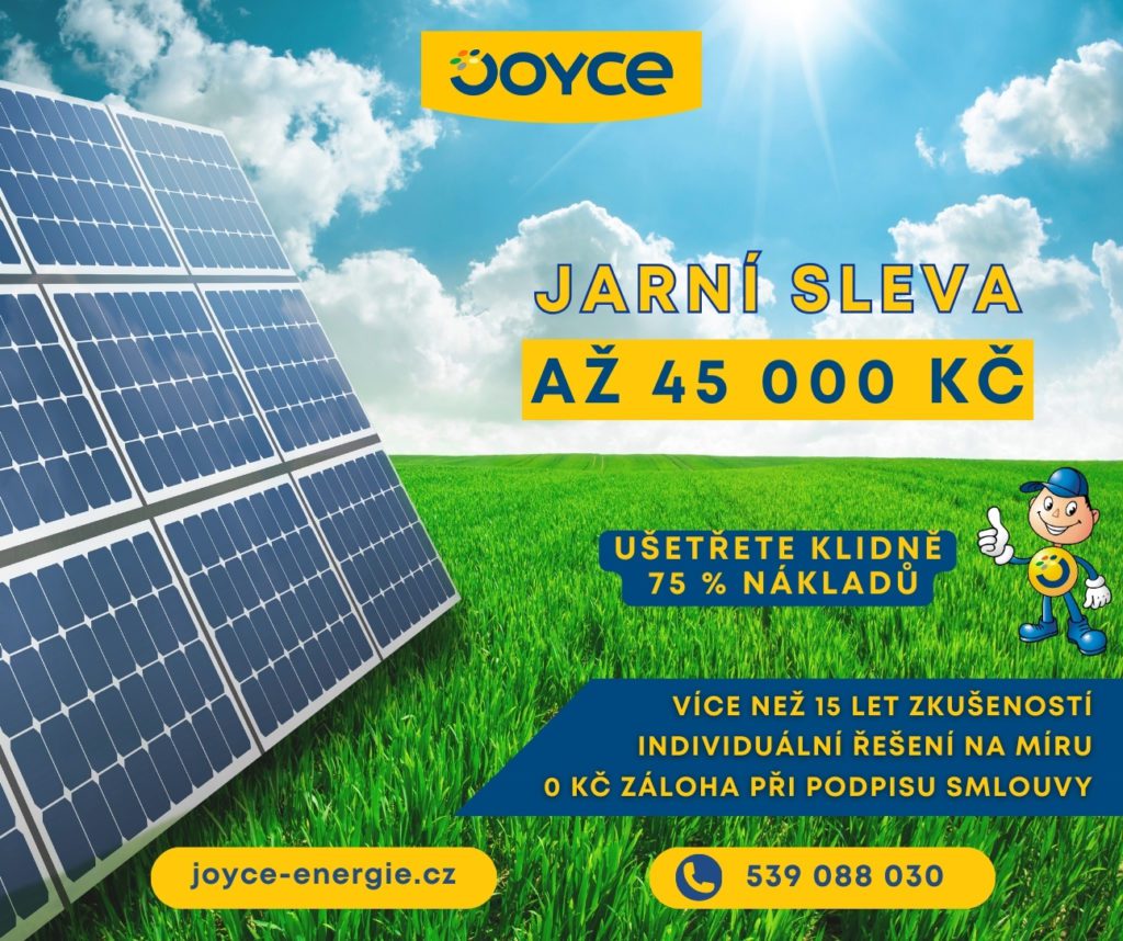Jarni Sleva Fv - Pořiďte Si Fotovoltaiku Výhodně S Jarní Slevou - Joyce Energie