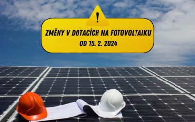 Změny V Dotacích Na Fotovoltaiku! Co Se Změní Od 15. Února?